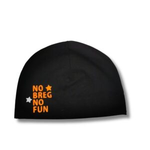 Kapa No Breg No Fun – črna z oranžnim napisom