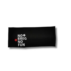 Športni trak No Breg No Fun – bel napis