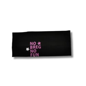 Športni trak No Breg No Fun – roza napis